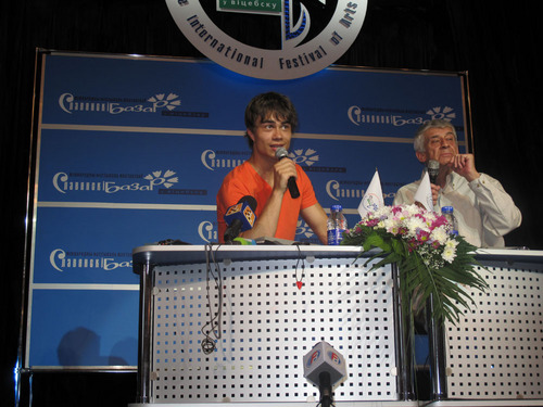  alexander on press conference in vitebsk