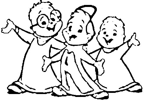  alvin and the chipmunks drawing