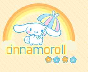  Cinnamoroll & pelangi, rainbow