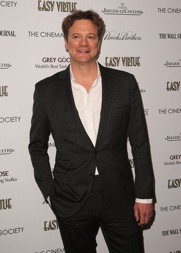 Colin Firth at Easy Virtue Premiere