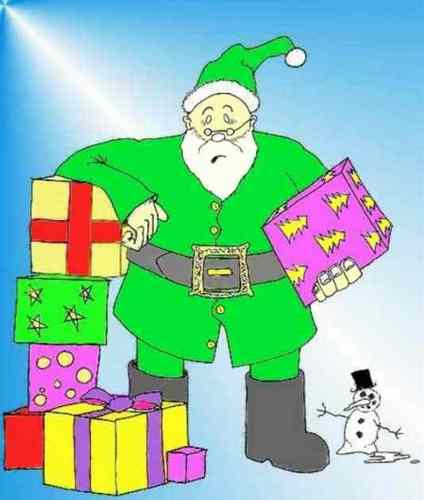  Father Christmas is his new, green out