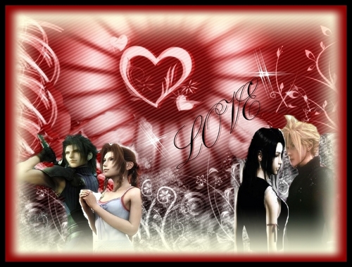  ZACK AND AERITH TIFA AND nuvem