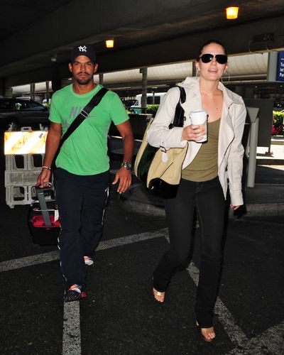  Jennifer Morrison and Amaury Nolasco – LAX Airport – July 12,2009