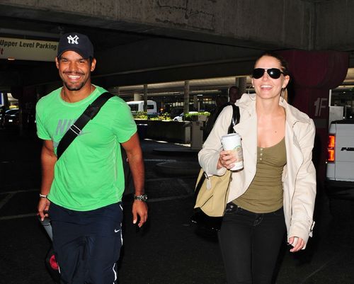 Jennifer Morrison and Amaury Nolasco – LAX Airport – July 12,2009