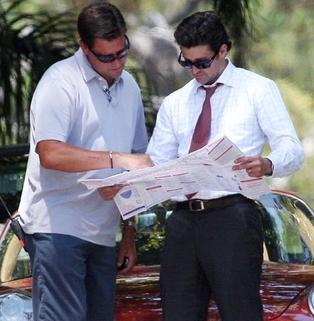  Patrick Dempsey on the set of Valentine's Tag