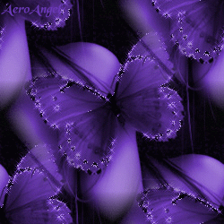  Purple Butterflies,Animated