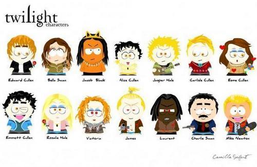  South Park Twilight Characters