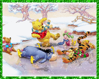 Pooh And Friends At Christmas