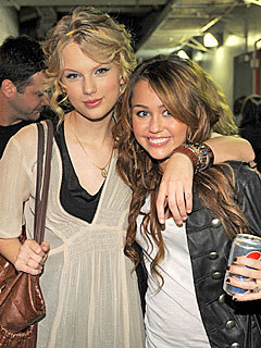  miley cyrus and taylor snel, swift