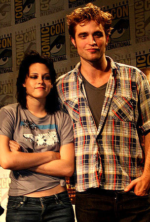  rob and krist The 'New Moon' threesome at the SDCC press conference