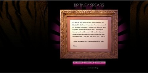  BritneySpears.Com Past Websites
