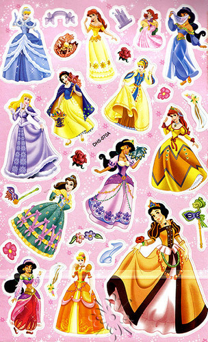  Disney Princesses Stickers