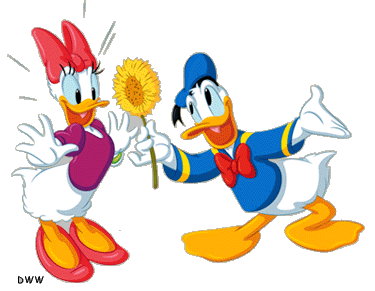  Donald and gänseblümchen, daisy