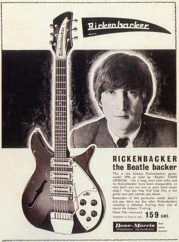  John Lennon gitarre ad