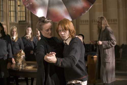  Minerva McGonagall&Ron Weasley - HP:GoF