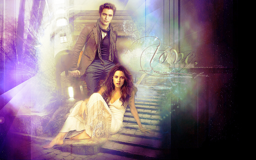  Bella & Edward "Love free as air at side"