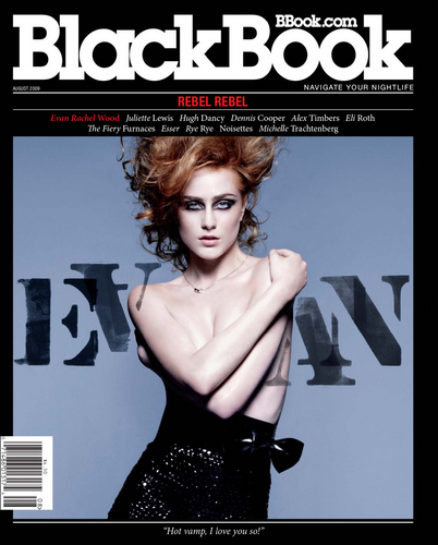  Evan Rachel Wood in BlackBook Magazine: August 2009
