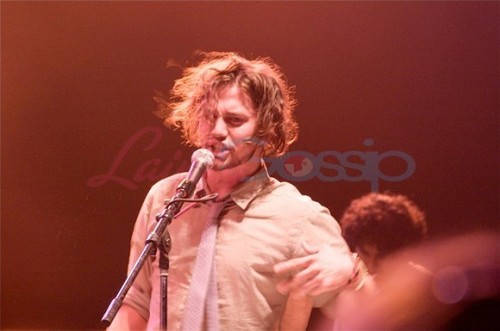  Jackson Rathbone on stage with 100 Monkeys in Dallas
