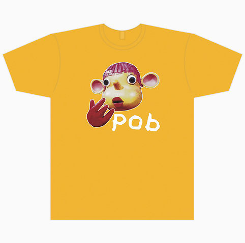  Pob T-shirt, 주황색, 오렌지