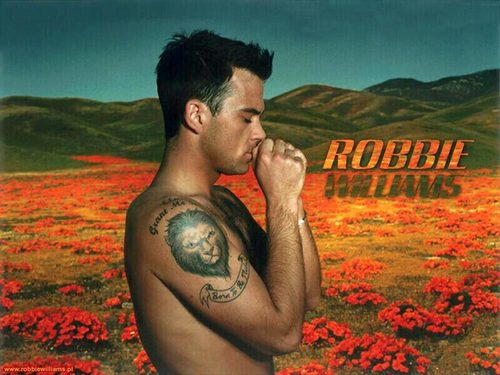  Robbie Williams karatasi la kupamba ukuta