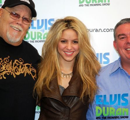  Shakira at the Elvis Duran & The Morning Zeigen - July 13