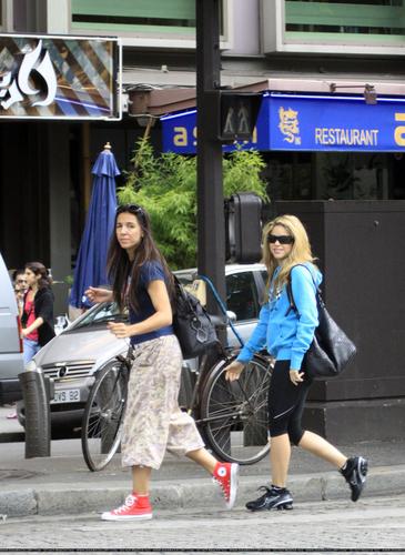  Shakira out in Paris, France - July 11