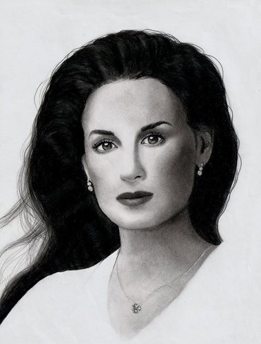  Demi Moore Drawing 2