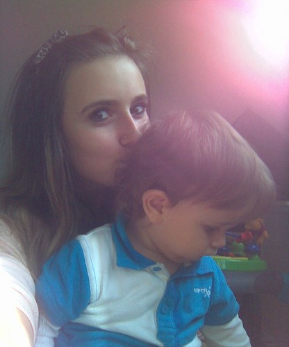  My baby brother an me (; <3