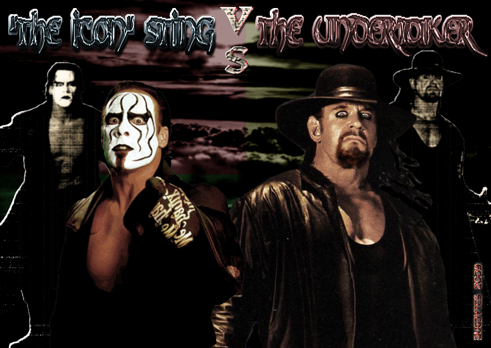 Sting vs. The Undertaker by bugbytes