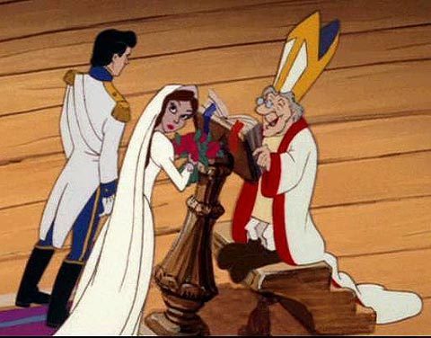  Walt ডিজনি Screencaps - Prince Eric, Vanessa & The Priest
