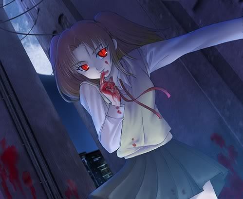 Bloody Anime Girl