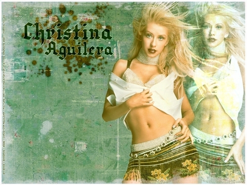  Christina Aguilera Bhworks karatasi la kupamba ukuta