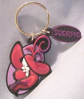  Cruella de Vil on Disney's Scorpio Keychain