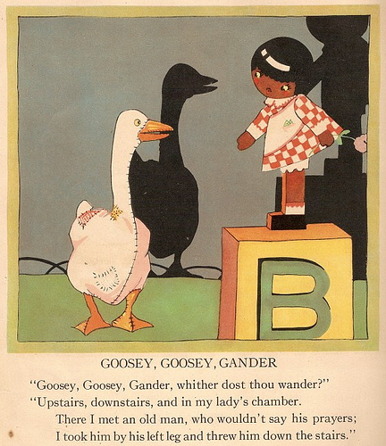  Goosey Goosey gander, بطخا