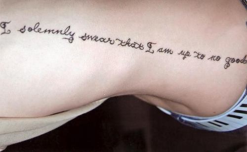  I´m glad i´m not the only one! HP tatouages *