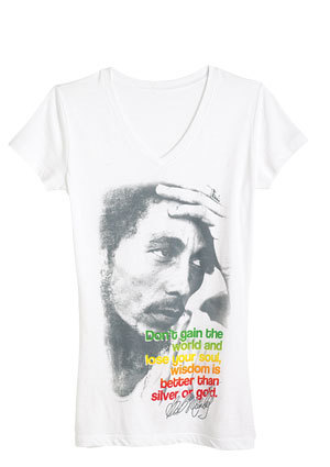  Marley Silver ou or Tee