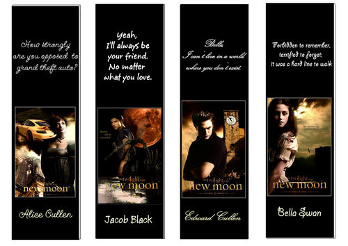  New Moon bookmarks