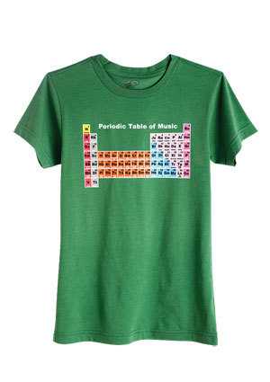 Periodic Table of Music Tee