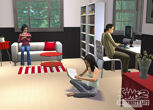  Sims 2 университет life