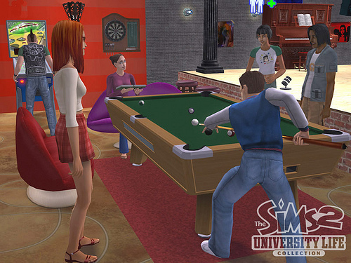  Sims 2 università life