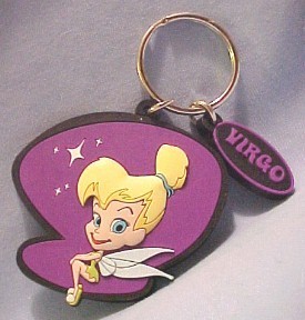 Tinkerbell on Disney's Virgo Keychain