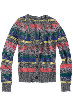  Veronica arco iris, arco-íris casaco, casaco de lã
