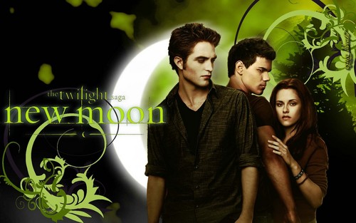  jacob, bella and edward achtergrond