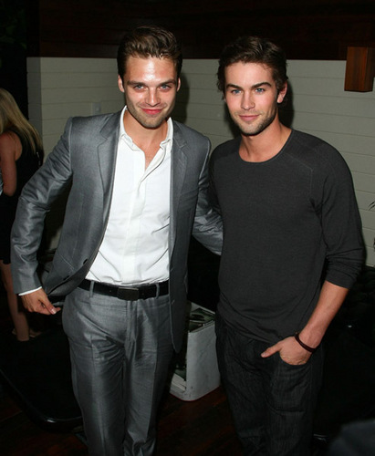  Chace Crawford and Sebastian Stan
