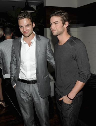  Chace Crawford and Sebastian Stan