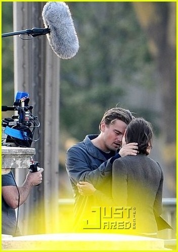 Leo on the set of 'Inception' (August 17)