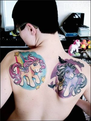  My Little pony Tattoos.
