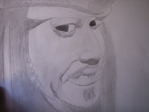  My drawings of Johnny Depp. Property of 伦敦