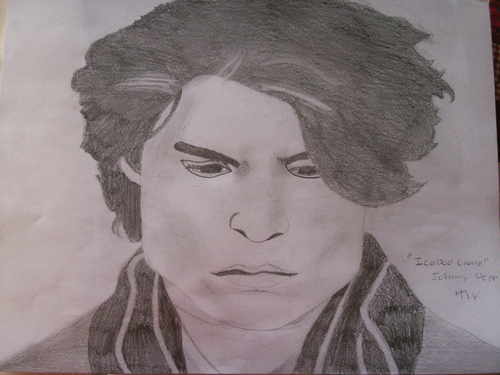 My drawings of Johnny Depp. Property of London