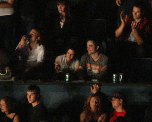 Rob and Kristen at Kings of Leon Concert